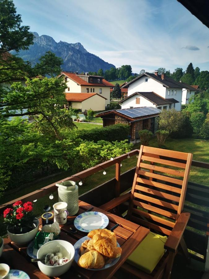 Ludwigslust - Ferienappartement Mit Bergblick Schwangau Exteriör bild